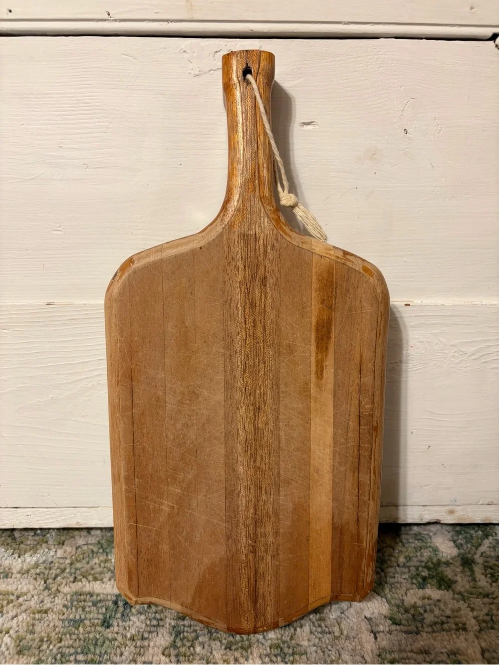 Vintage Thick Wooden Cutting Board